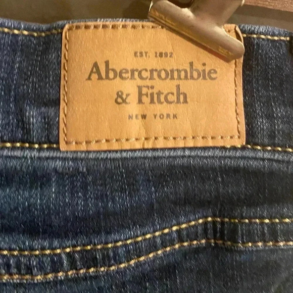 Abercrombie & Fitch blue denim shorts size 00 - Picture 4 of 5